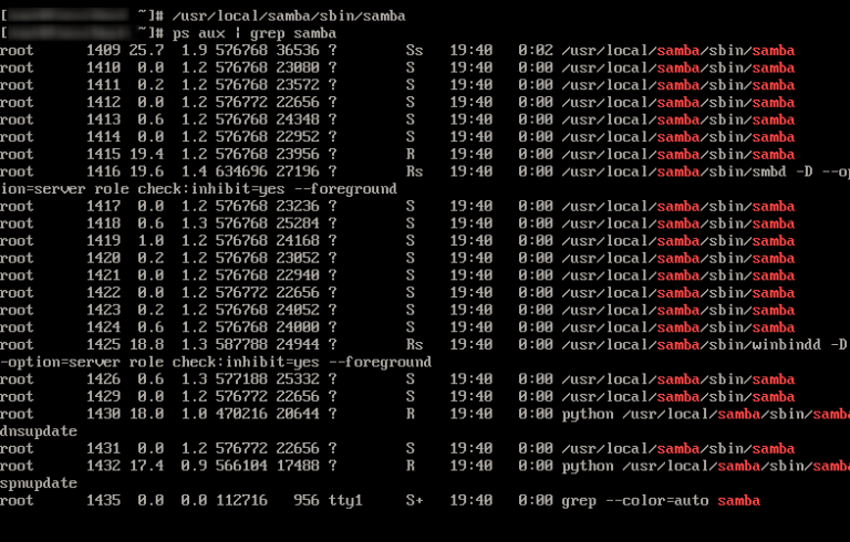 Centos 7 samba настройка